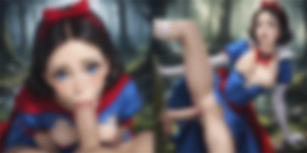 Naked Snow White Fan Art By AiGody